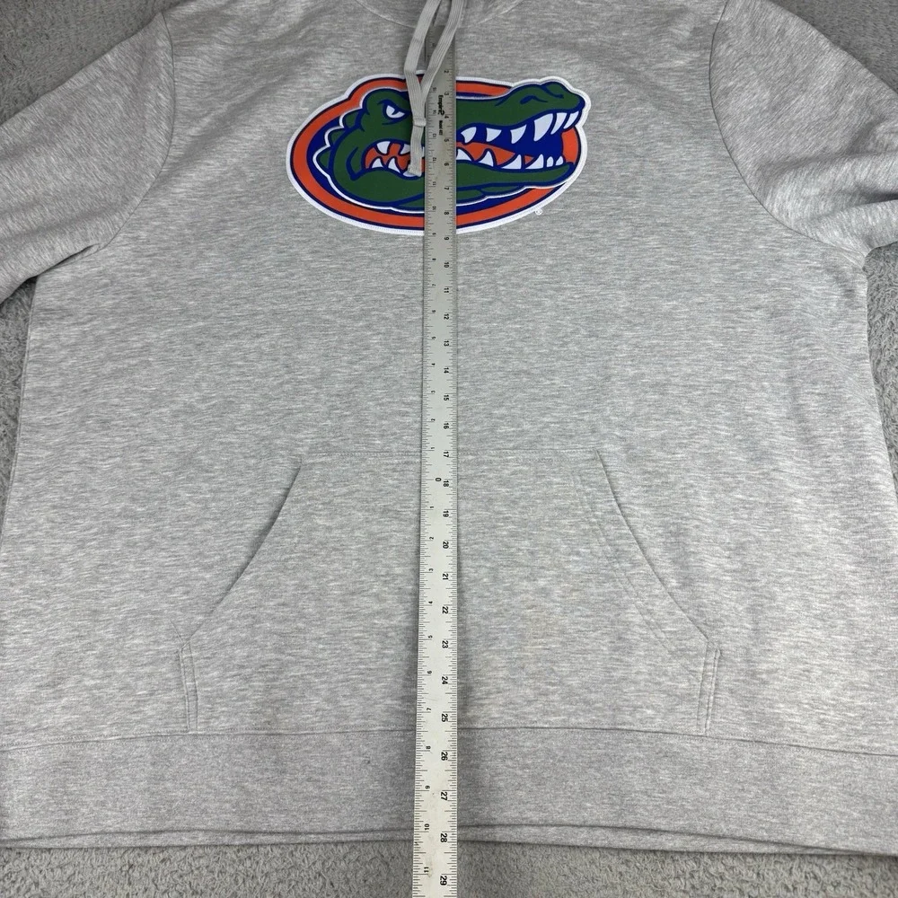 Fanatics Florida Gators Pullover Hoodie Men's 3XL Drawstrings Kangaroo Gray NWT